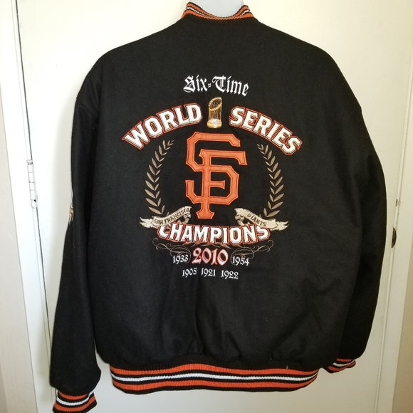 SF Giants Wool Reversible MLB Jacket - 4X / XXXXL - Picture 6 of 8